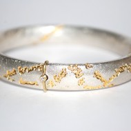 Silver and 18ct Gold Breaclet
